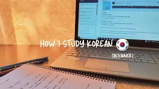 how i study korean for free (beginner)