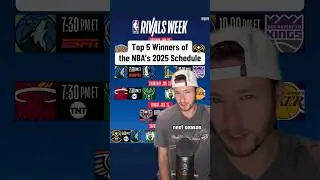 The WINNERS of the 2025 NBA Schedule 📈