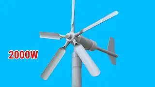 I Made Endless FREE Electricity at Home with My PVC Windmill