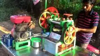 The juice of the sugar cane