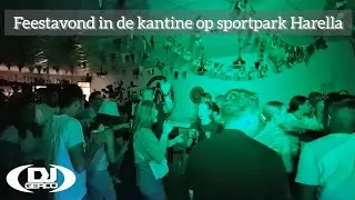 Feestavond in de kantine op sportpark Harella | Gig Log #25