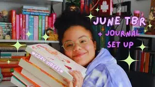 My June TBR + Journal Set up
