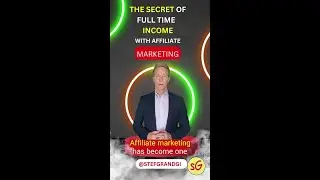 The secrets to making a full-time income with affiliate marketing