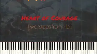 Heart of Courage - Two Steps from Hell | Synthesia Tutorial | WyvernKeyz
