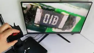 HDMI microscope camera take photo and video