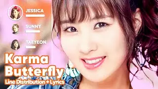 Girls' Generation - Karma Butterfly (Line Distribution + Lyrics Karaoke) PATREON REQUESTED