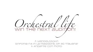 F  Mendelssohn   Sinfonia n  4 "Italiana" -  II.  Andante con moto