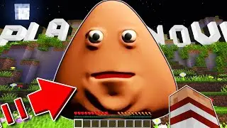 ENCONTRÉ A POU.EXE EN MINECRAFT