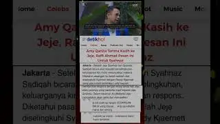 Amy Qanita Terimakasih Ke Jeje