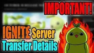 IMPORTANT New Information for Ignite Server Transfers!
