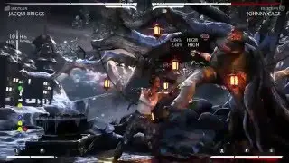 MKX - Shotgun Jacqui 1 Bar Corner Combo 52%