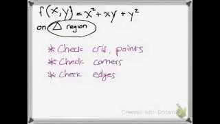 Absolute Max and Min in Multivariable Calculus