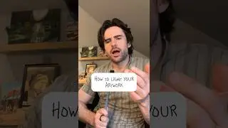 How do you light your artwork? #art #arttips #painting #lighting