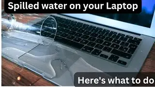 अगर लैपटॉप पर पानी गिर जाए तो क्या करे | liquid spillage on laptop | Water spilled on laptop