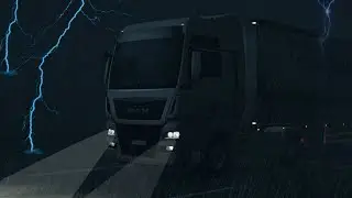 ETS 2 Mod | Realistic Rain v 3.4.2  [ETS2 v1.37]