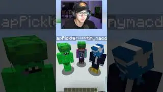 Minecraft Telepathy TEAM 2 VS⚔️CheapPickle, tinymacdude, Karl #minecraft #shorts #minecraftshorts