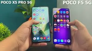 POCO F5 5G VS POCO X5 PRO 5G - FIRST SPEED TEST
