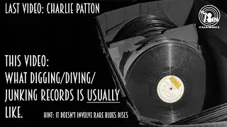 A much more typical 78rpm record dig.   (Hint: No Charlie Patton today)