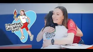 Eda Erdem Joins Forces with 900 Female Students in TOC’s Empowering Girls Through Sport Project