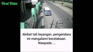 Kecelakaan Sepeda Motor Akibat Tali Layangan