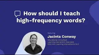 How should I teach high frequency words?