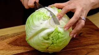 Cabbage tastes better than meat Why I didn't know this cabbage recipe! ASMR cooking!