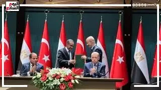 تفاصيل الإعلان المشترك بين مصر وتركيا بعد توقيع الرئيس السيسى وأردوغان
