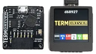 TermDriver 2 -  A Better USB-to-Serial Adapter with a Built-in Screen