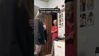 Here is Grandma's reaction 