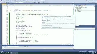 Murach C# Exercise 9-2 Work with strings