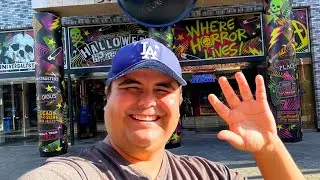 Halloween Horror Nights Hollywood Merch DROPPED FINALLY! Huge Terror Tram construction update
