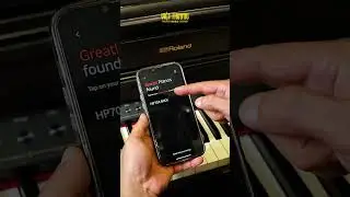 Hướng dẫn Roand Piano App kết nối với đàn Piano HP-704