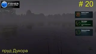 #20 пруд Дукора. Ремонт насекомоловки, активация новых достижений. Прохождение  Fisher Online