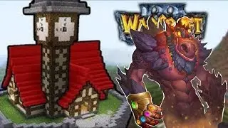 Майнкрафт и Перчатка Бесконечности - секретки в карте 30 минут Warcraft 3