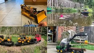 1/16 Bruder, LGB railway and Hobby Engine RC conversions
