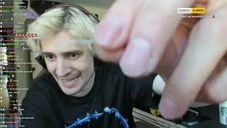 xQc eats his toenail