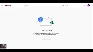 Video unavailable page on YouTube #2