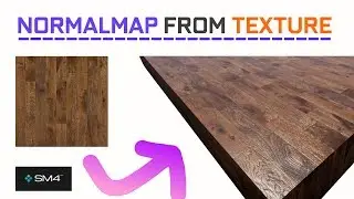 How to create a normal map from a single texture tutorial