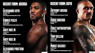 FULL FIGHT PRW! Anthony Joshua vs Oleksandr Usyk 2| Joshua Resurrection DAY.