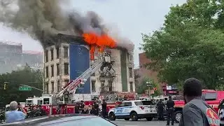 FDNY - Early Arrival + Audio  - Manhattan 2nd Alarm Box 1309 - Heavy Fire in A Vacant - 7/20/24