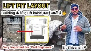 Lift Pit Layout | Lift Wall construction | Standard lift sizes dimensions | lift wall construction