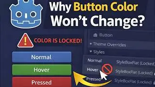 How to Change Button Background Color in Godot (Make Style Unique Fix)