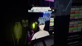 Hairstyles in new Afrofuturistic RPG 🔥 #videogame #games #RPG #console #pc #pcgaming #gamer #shorts