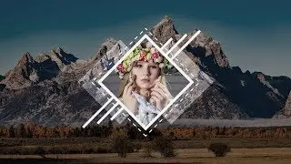 Geometric Shape Effect by photoshop cc - Photoshop Tutorial