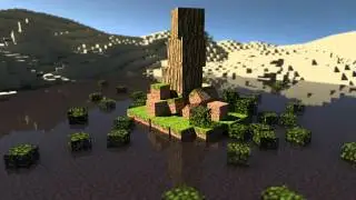 Cycles Test 17 - Minecraft Tree Fertilizer (Blender 2.6)