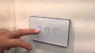 Modern Touch-Sensor Light Switch Demonstration
