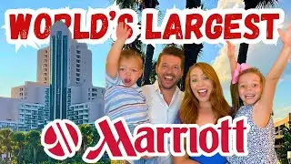 We took our kids to the largest Marriott in the WORLD!