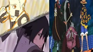 Who did it better? Naruto & Sasuke or Luffy and Law? | Anime Clips