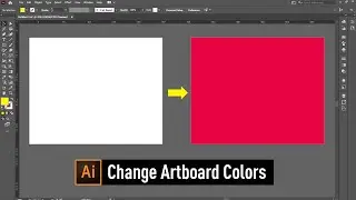 How to change artboard color in illustrator | How to change background color in illustrator
