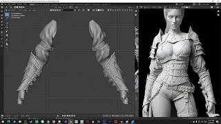 Modeling Charracter Female in Blender Part 2